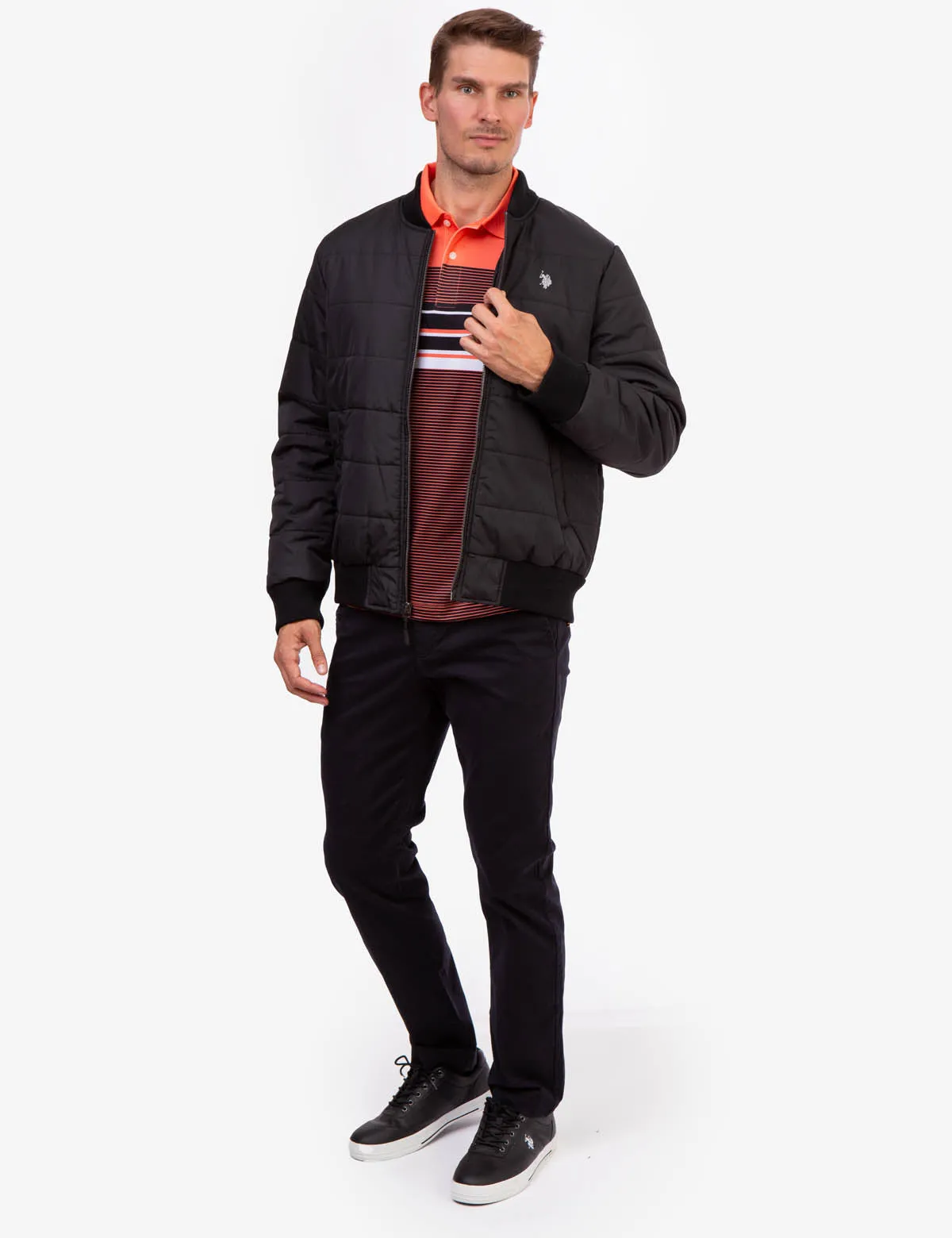 INTERLOCK ENGINEERED PRINT POLO SHIRT sold by U.S. Polo Assn. product image thumbnail 3