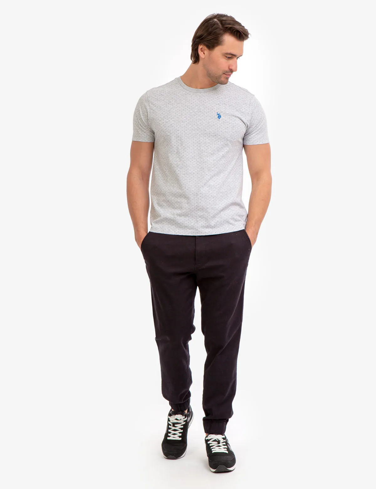 ALL OVER POLKA DOT PRINT T-SHIRT sold by U.S. Polo Assn. product image thumbnail 3