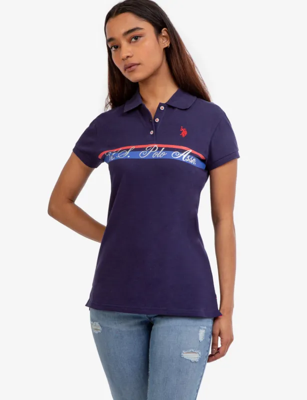 FOIL USPA PRINT POLO SHIRT sold by U.S. Polo Assn.