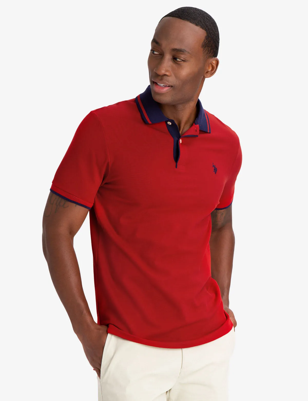 SLIM FIT STRETCH POLO SHIRT sold by U.S. Polo Assn. product image thumbnail 5