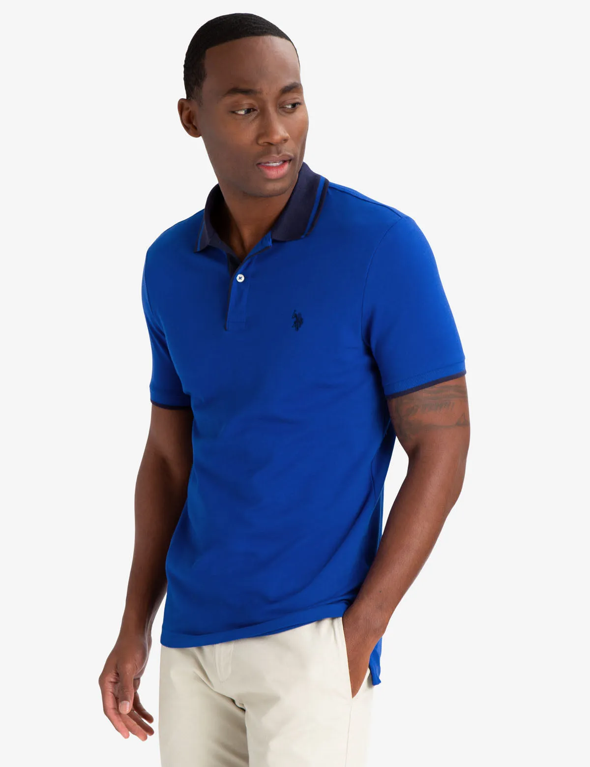 SLIM FIT STRETCH POLO SHIRT sold by U.S. Polo Assn. product image thumbnail 4