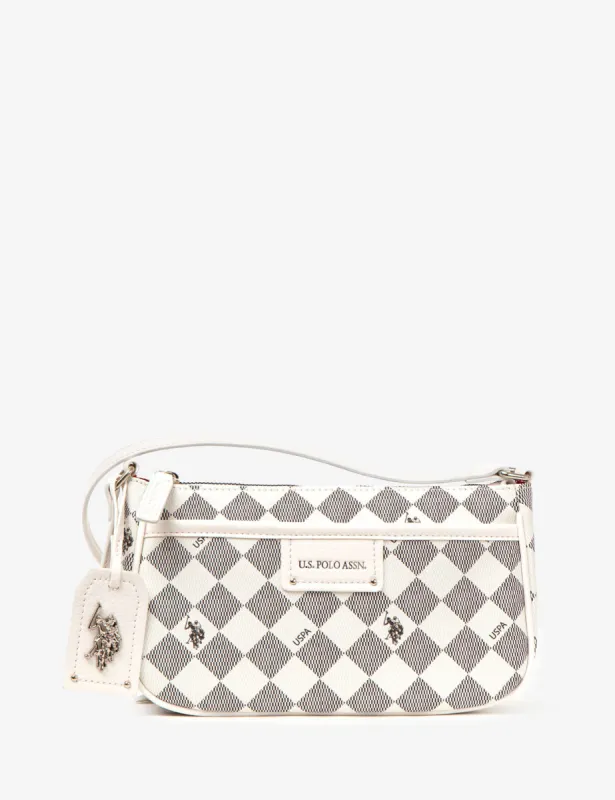 DIAMOND SIGNATURE CROSSBODY BAGUETTE BAG sold by U.S. Polo Assn.