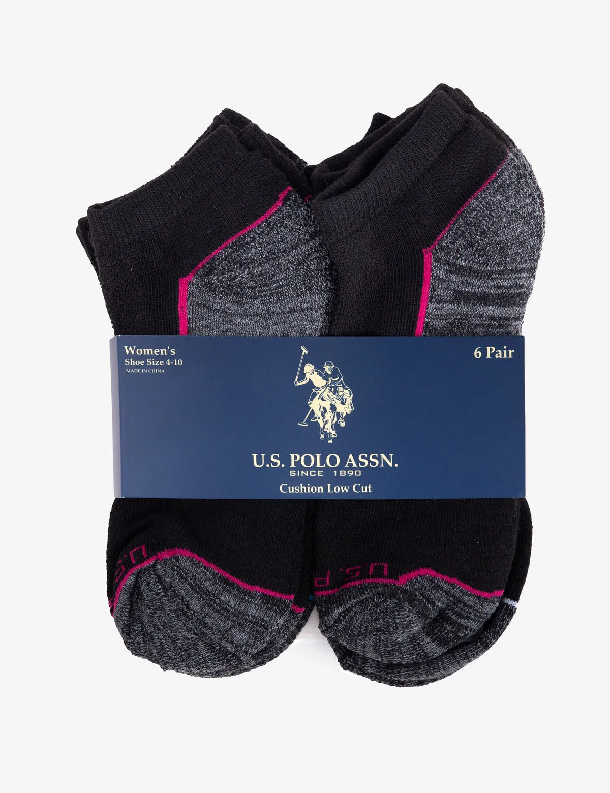 LADIES 6 PACK LOW CUT SOCKS sold by U.S. Polo Assn.