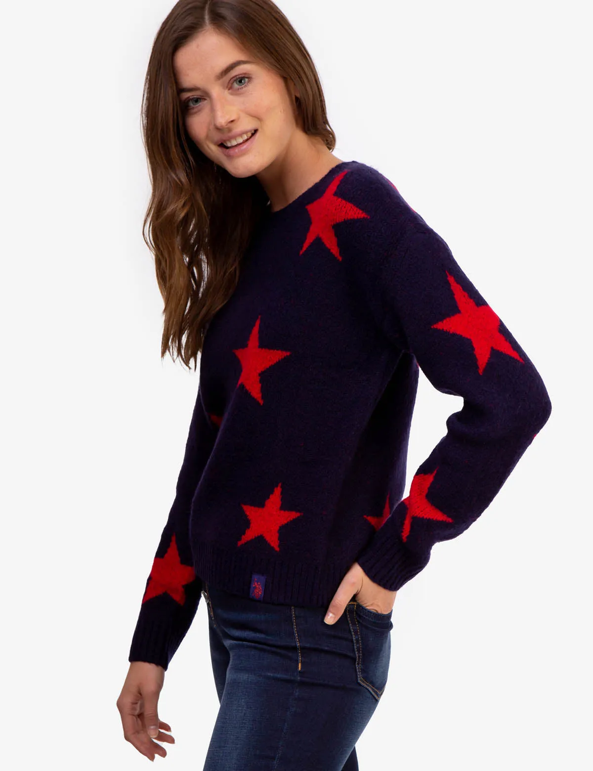 STAR CREW NECK SWEATER sold by U.S. Polo Assn. product image thumbnail 4
