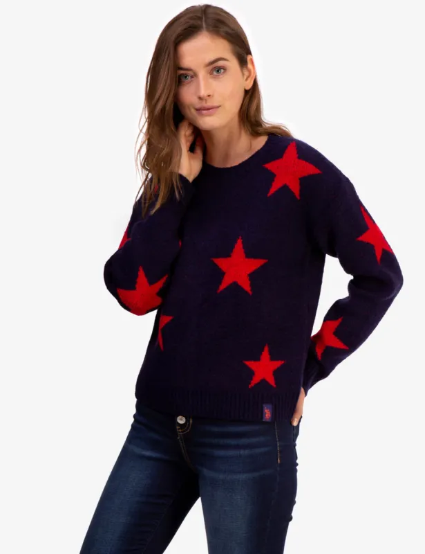 STAR CREW NECK SWEATER sold by U.S. Polo Assn.