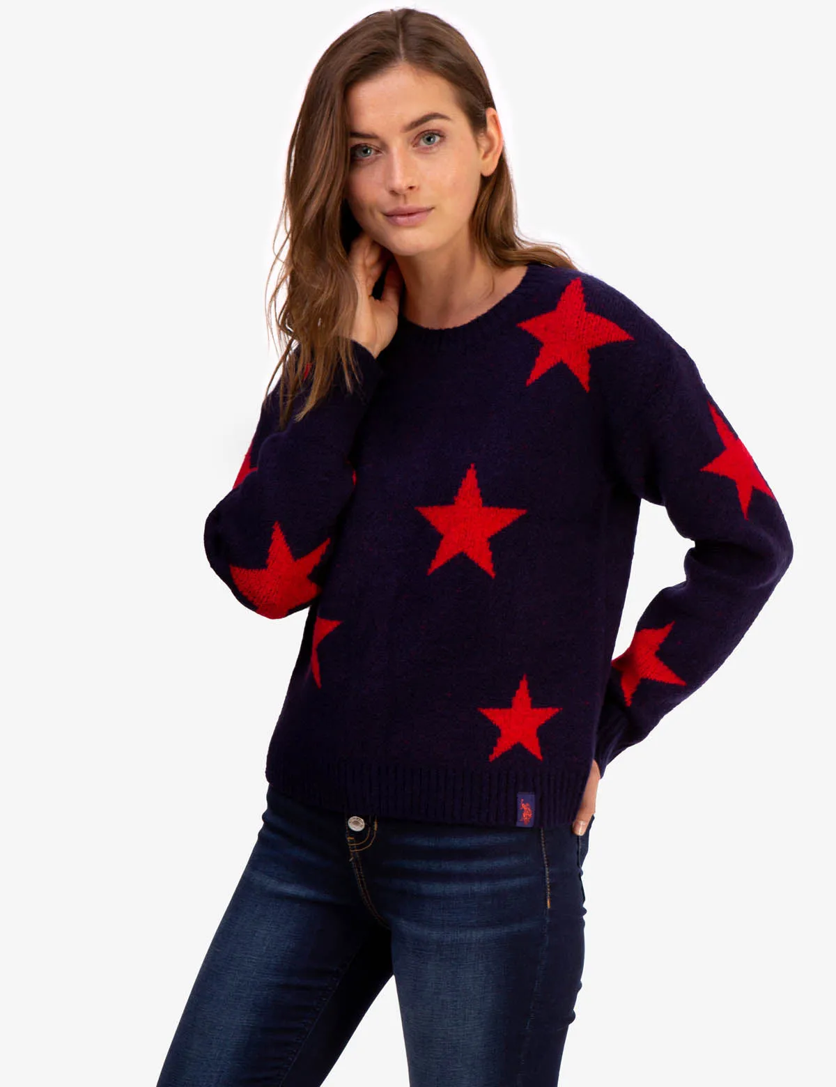 STAR CREW NECK SWEATER sold by U.S. Polo Assn.