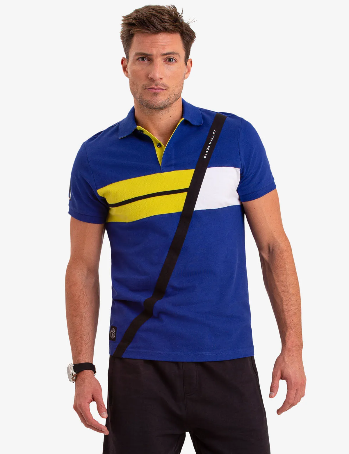 DIAGONAL COLORBLOCK POLO SHIRT sold by U.S. Polo Assn.
