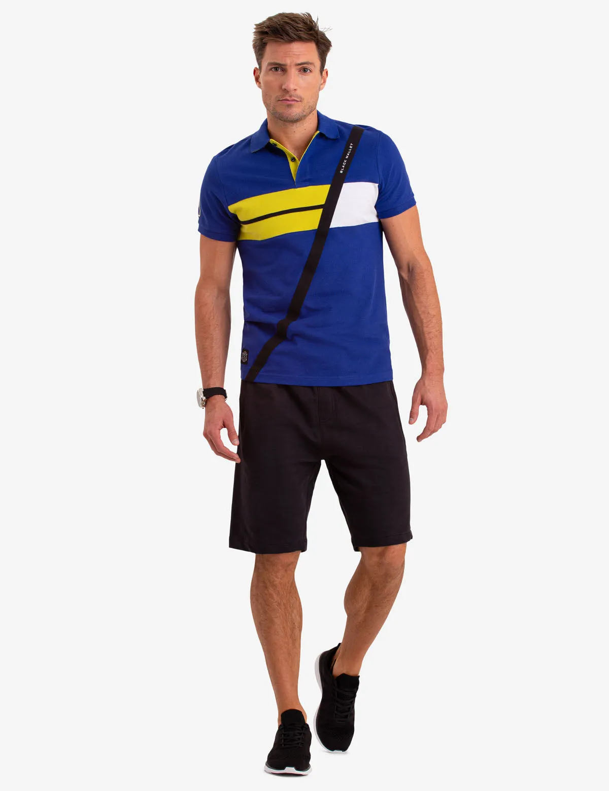 DIAGONAL COLORBLOCK POLO SHIRT sold by U.S. Polo Assn. product image thumbnail 2