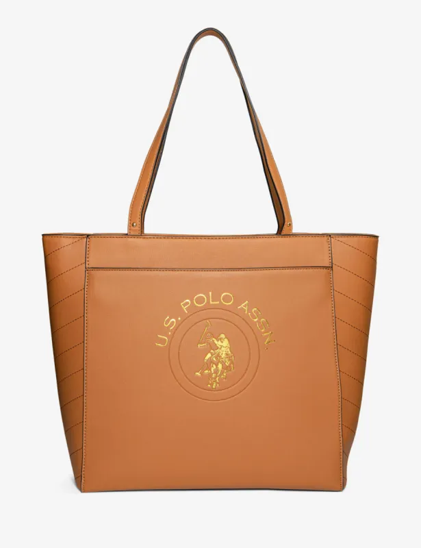 EMBOSSED LOGO TOTE BAG sold by U.S. Polo Assn.
