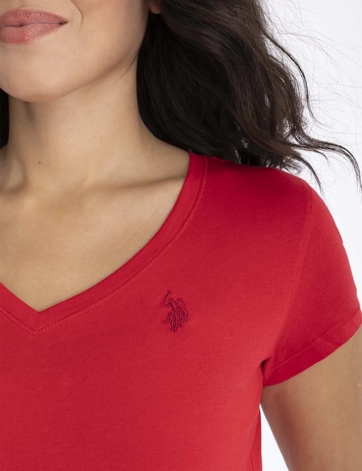 V-NECK T-SHIRT sold by U.S. Polo Assn. product image thumbnail 4