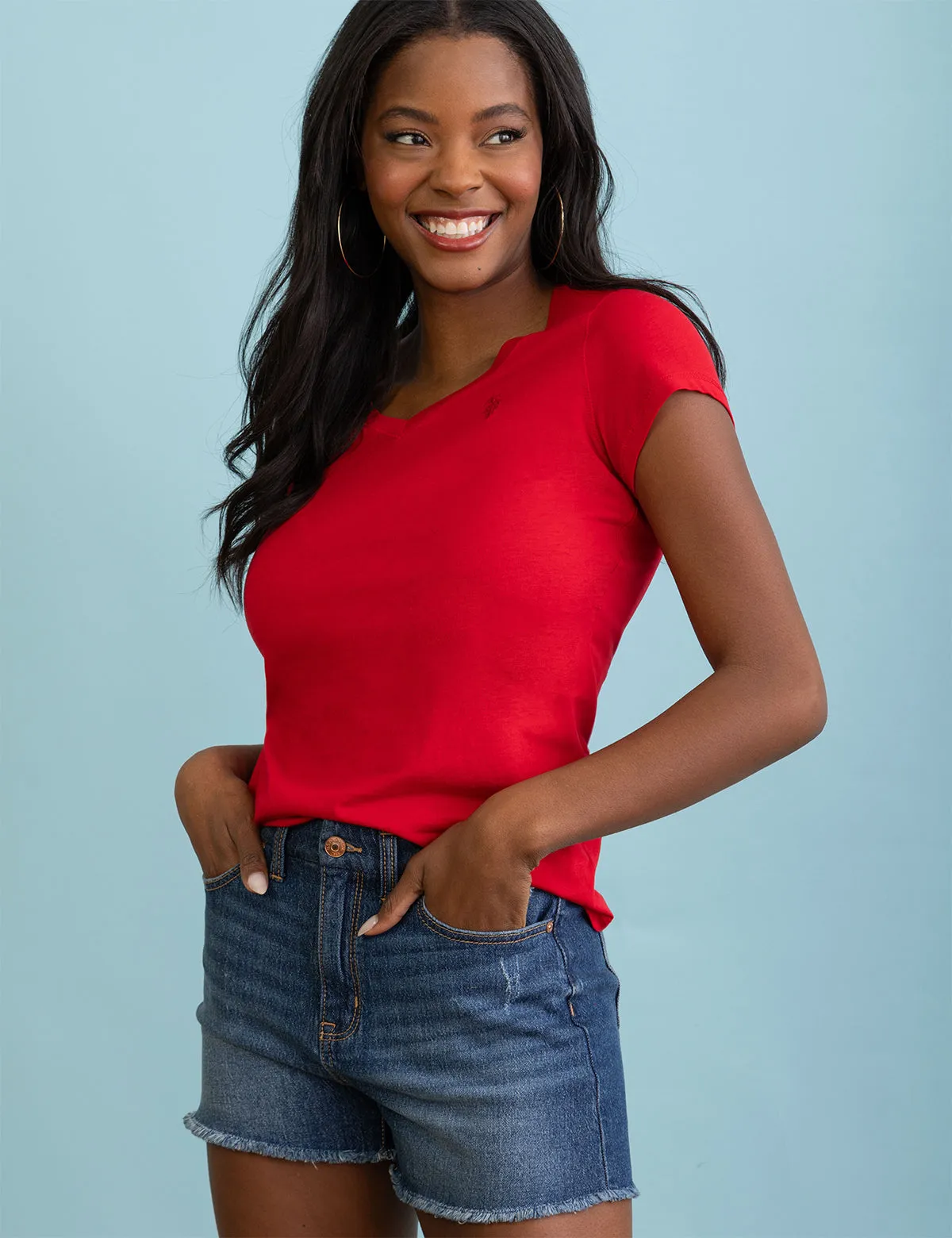 V-NECK T-SHIRT sold by U.S. Polo Assn.