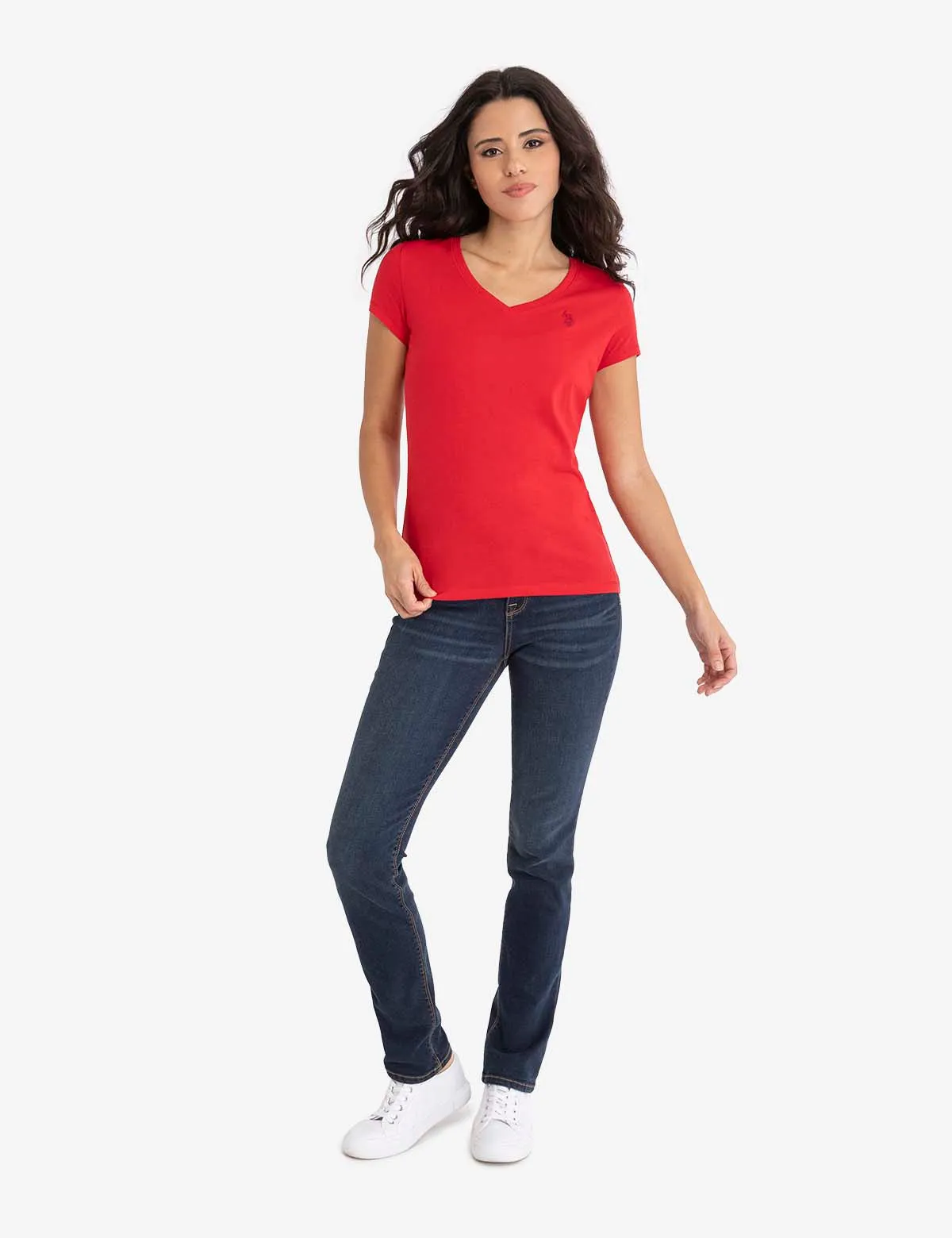 V-NECK T-SHIRT sold by U.S. Polo Assn. product image thumbnail 3