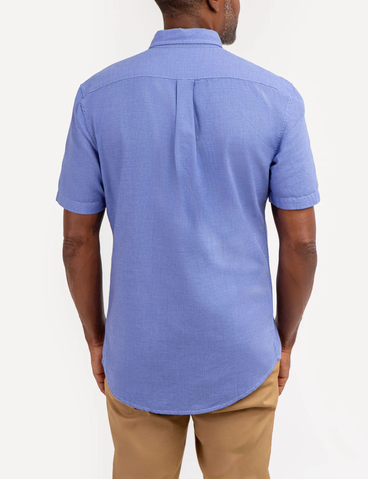 YARN DYE SQUARE WEAVE SHORT SLEEVE SHIRT sold by U.S. Polo Assn. product image thumbnail 3