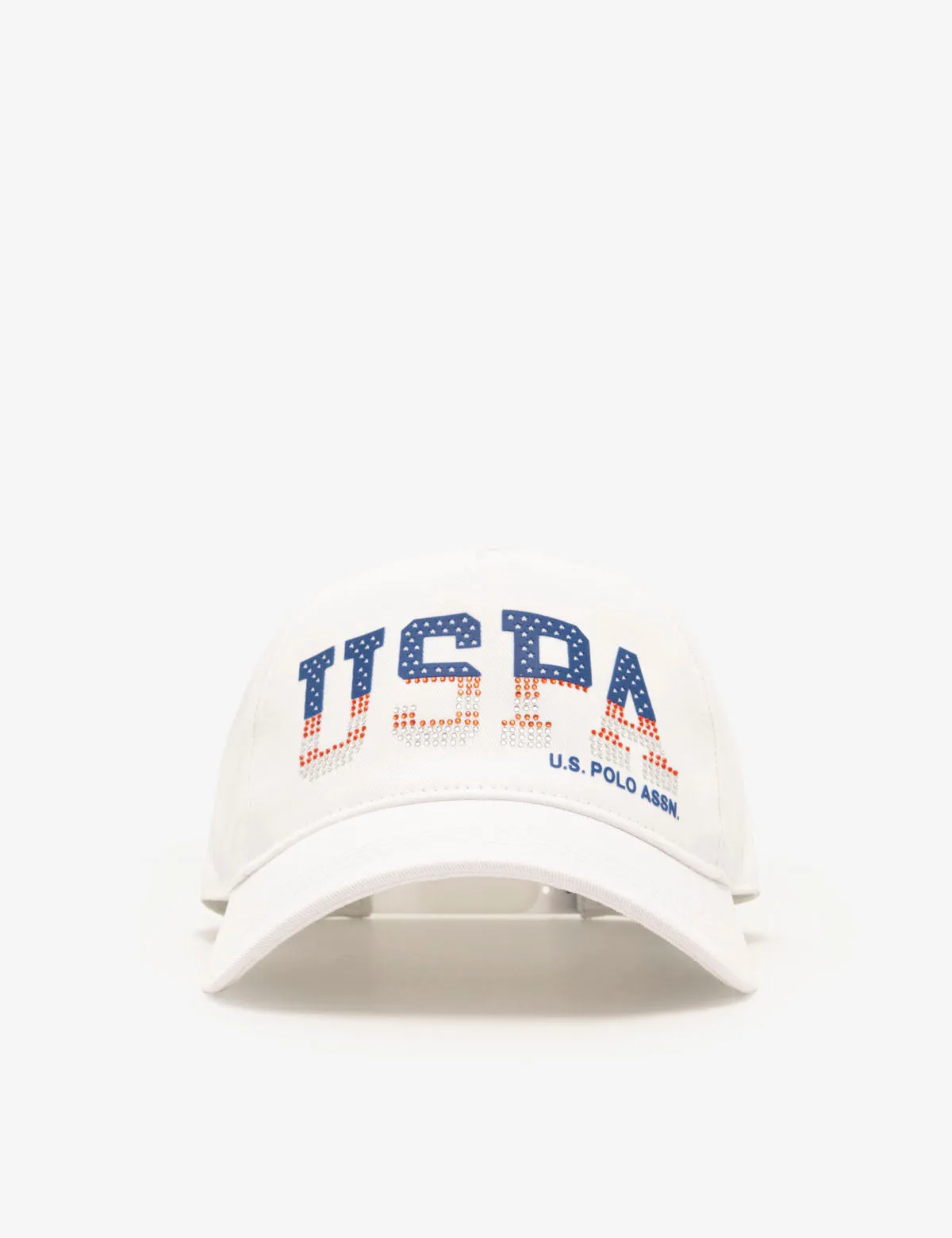 WOMENS RED WHITE AND BLUE USPA RHINESTONE HAT sold by U.S. Polo Assn. product image thumbnail 2