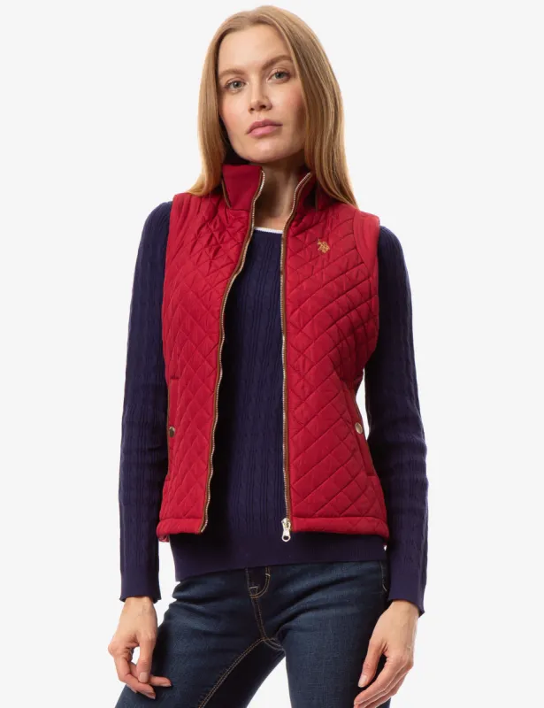 SIDE KNIT VEST sold by U.S. Polo Assn.