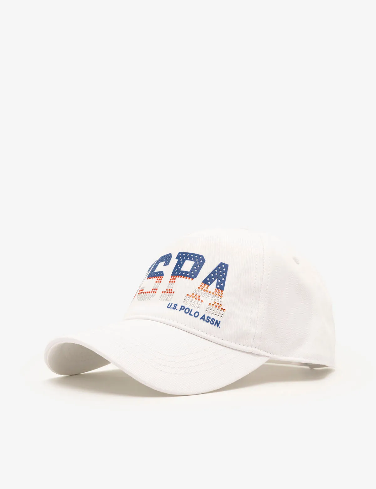 WOMENS RED WHITE AND BLUE USPA RHINESTONE HAT sold by U.S. Polo Assn. product image thumbnail 3