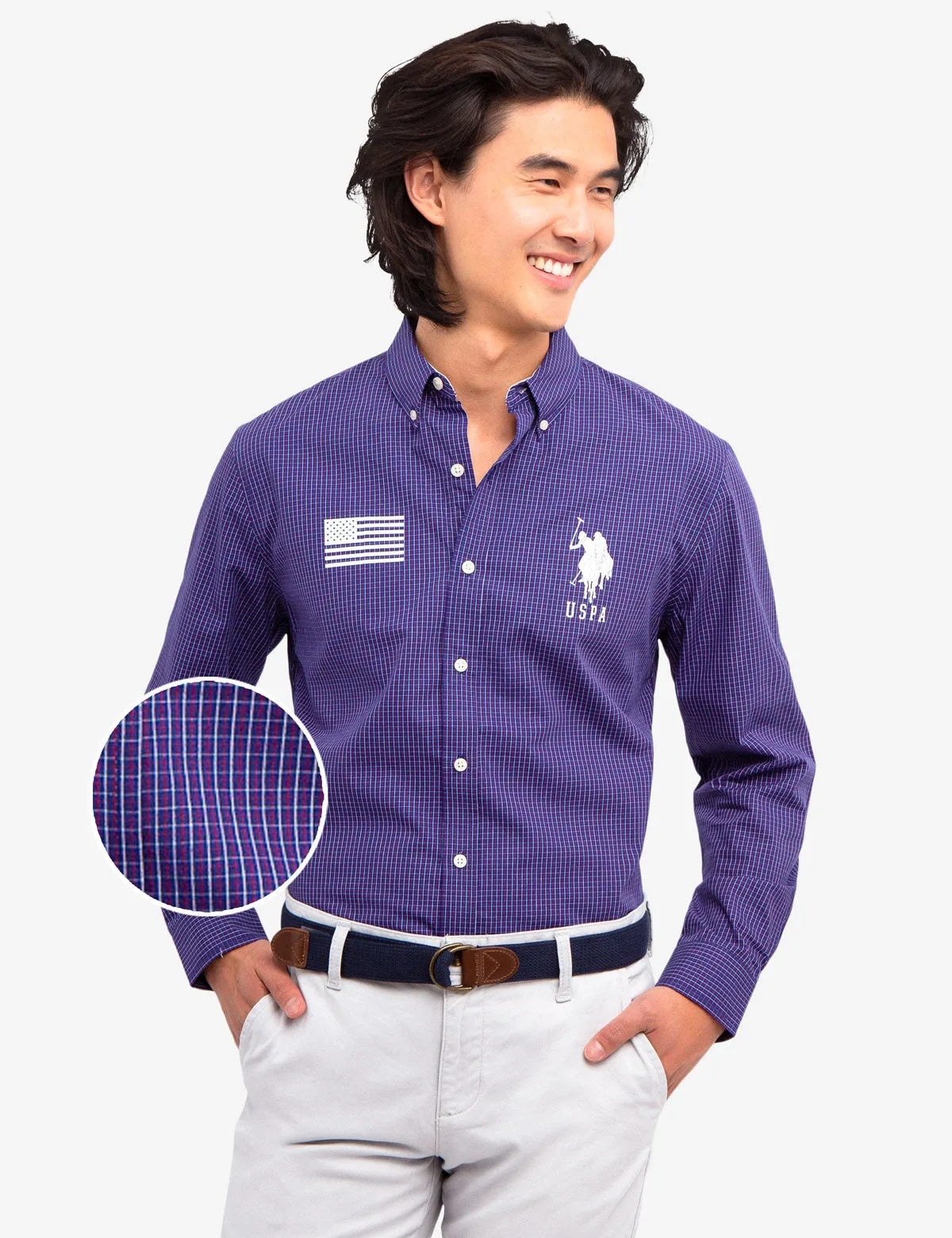 USPA PLAID POPLIN SHIRT sold by U.S. Polo Assn.