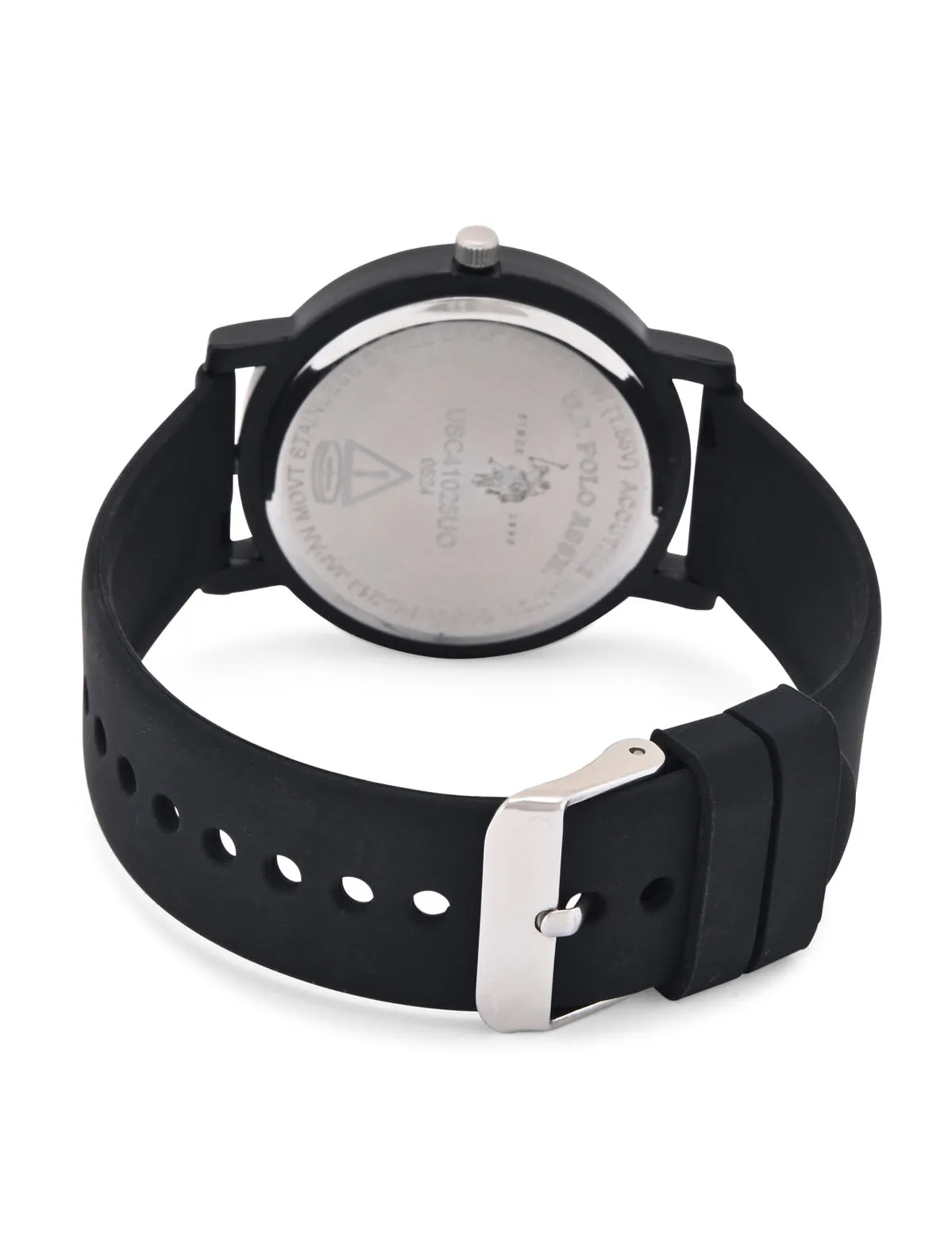 LADIES BLACK CLASSIC STRAP ANALOG WATCH sold by U.S. Polo Assn. product image thumbnail 5
