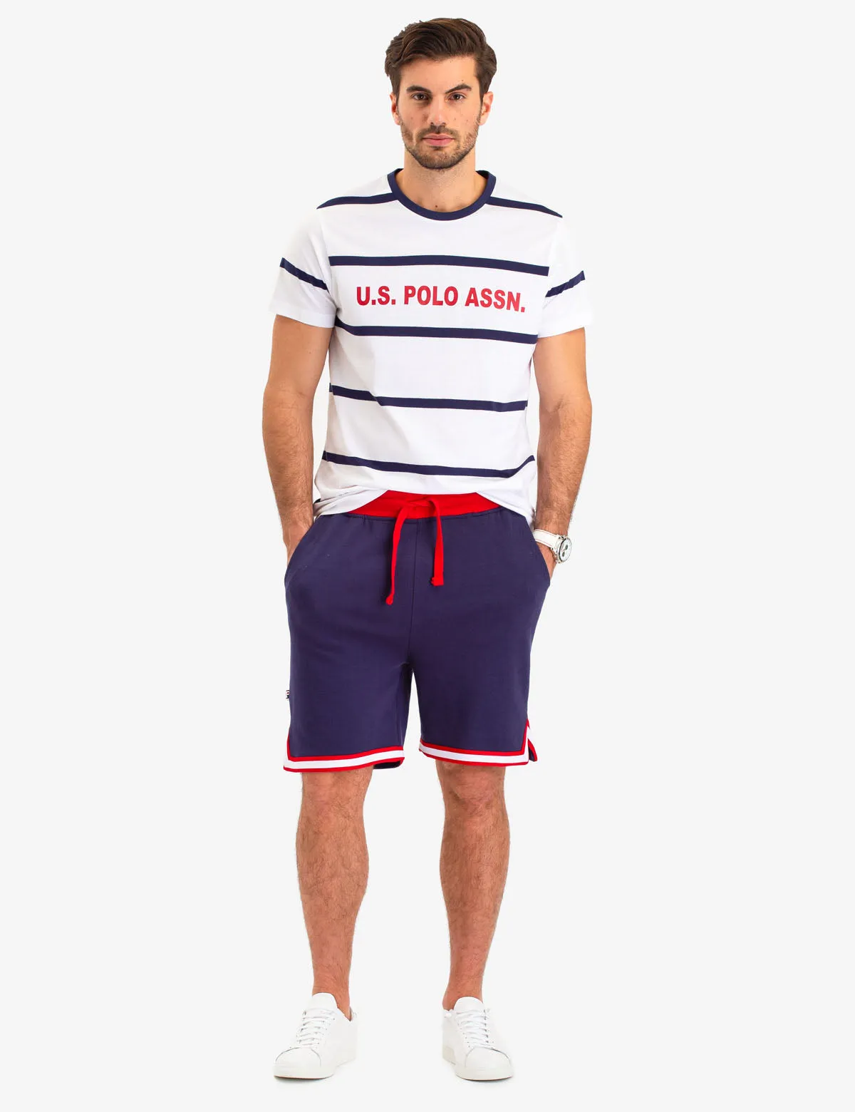SIDE STRIPE CHEST LOGO T-SHIRT sold by U.S. Polo Assn. product image thumbnail 2