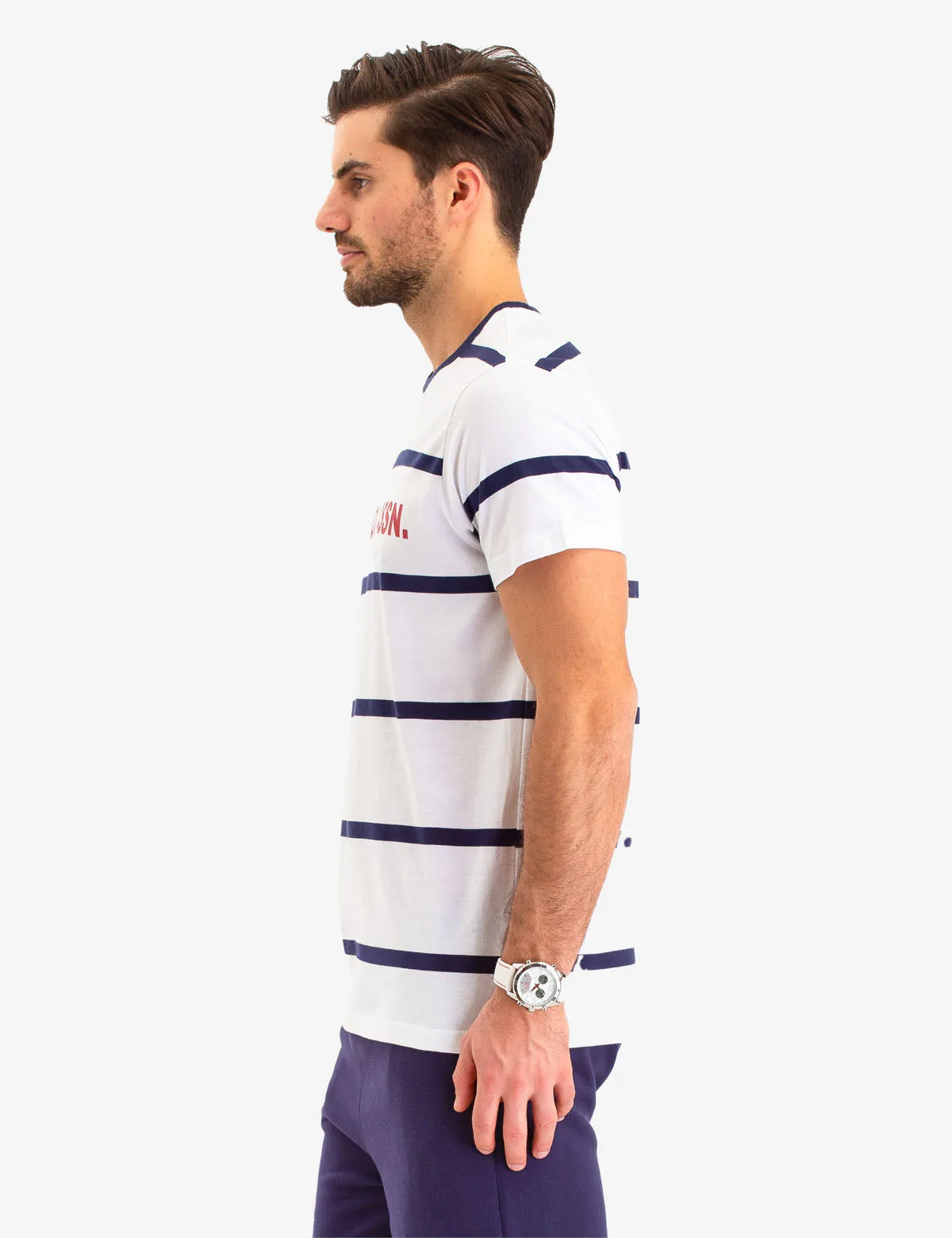 SIDE STRIPE CHEST LOGO T-SHIRT sold by U.S. Polo Assn. product image thumbnail 3