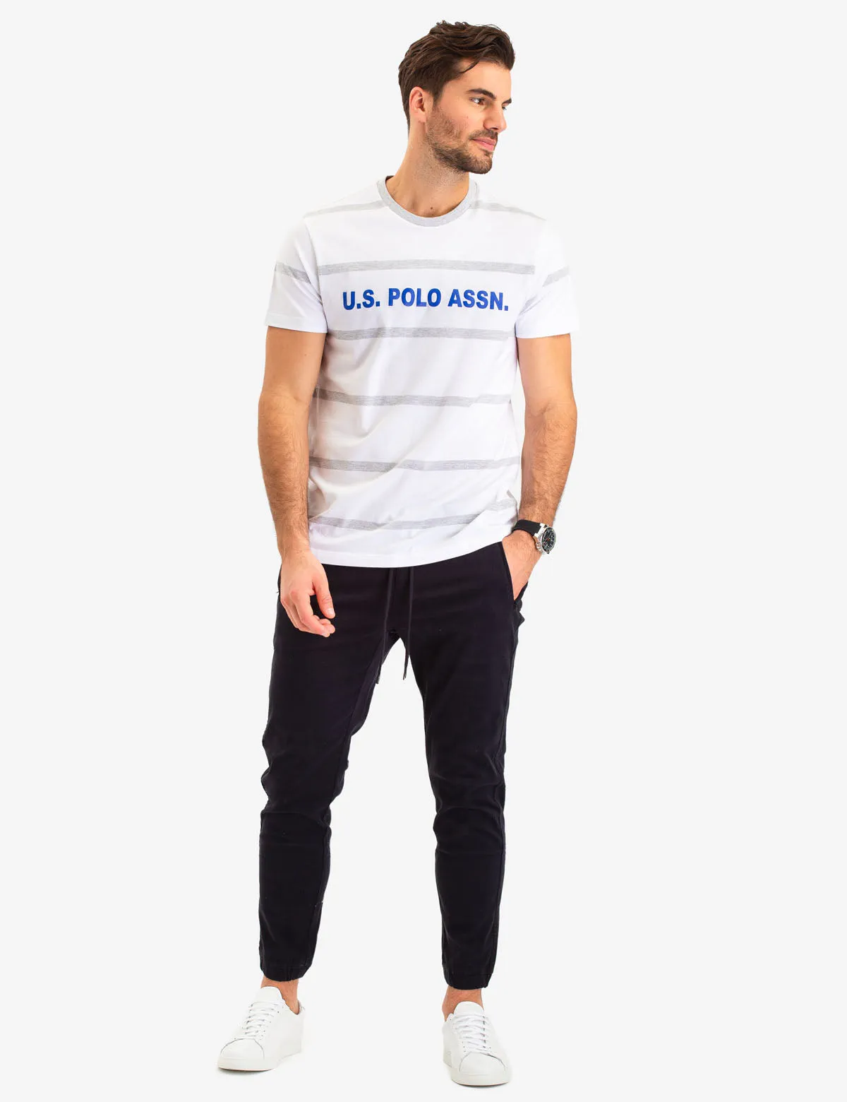 SIDE STRIPE CHEST LOGO T-SHIRT sold by U.S. Polo Assn. product image thumbnail 5