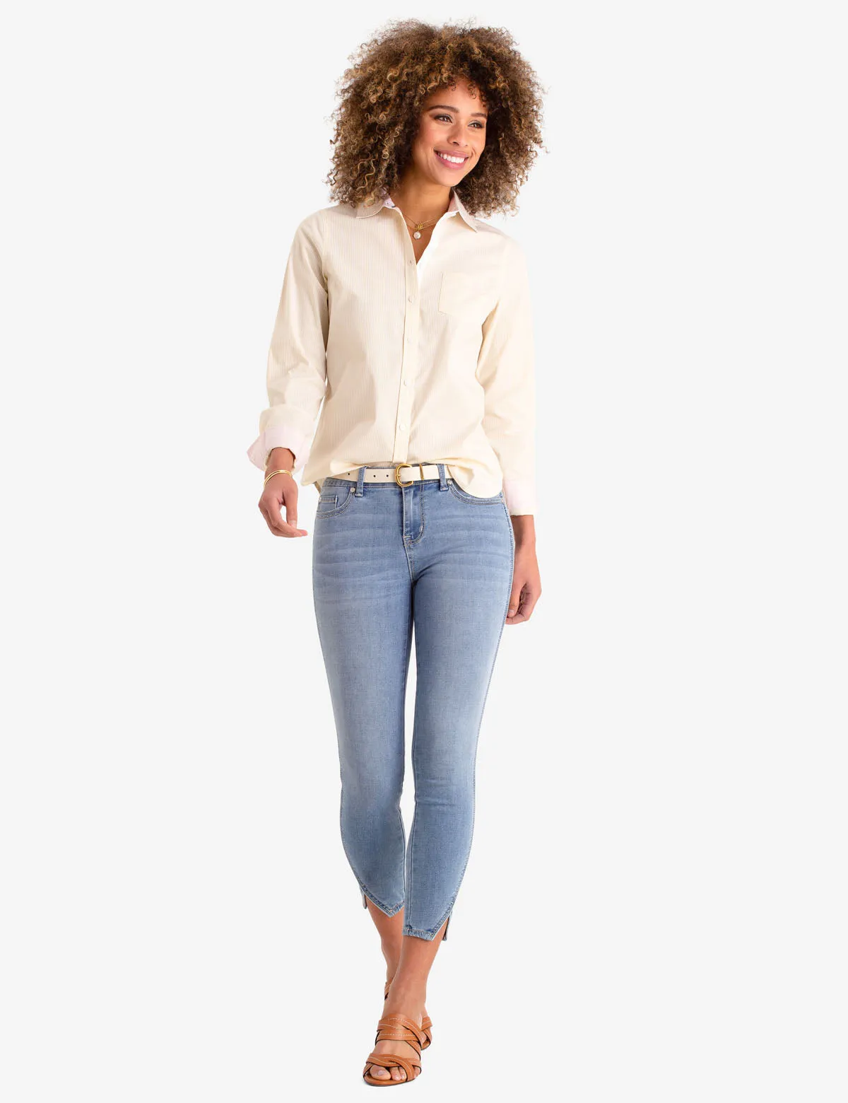 STRIPED POPLIN LONG SLEEVE SHIRT sold by U.S. Polo Assn. product image thumbnail 2