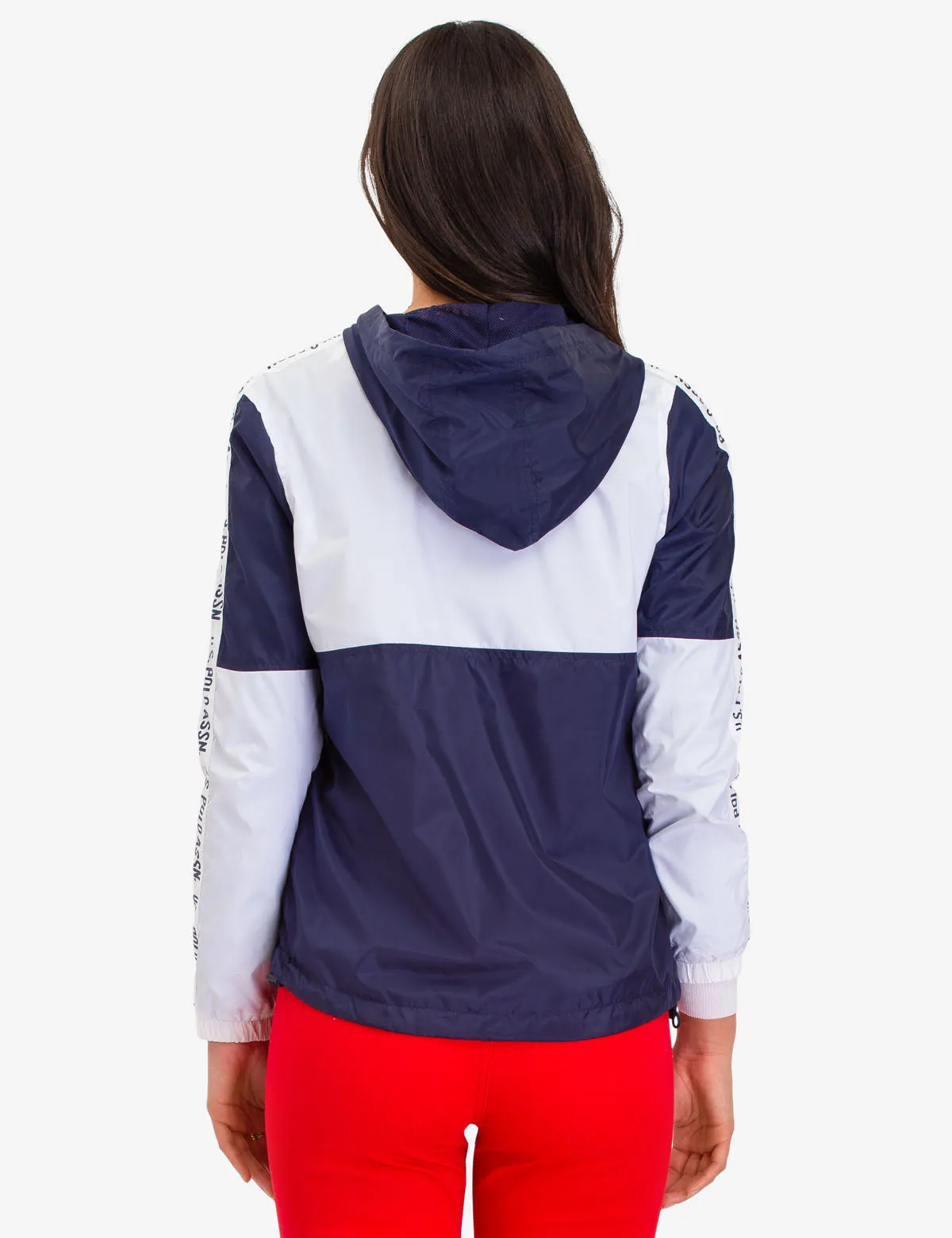 USPA SIDE TAPING HOODED WINDBREAKER sold by U.S. Polo Assn. product image thumbnail 4