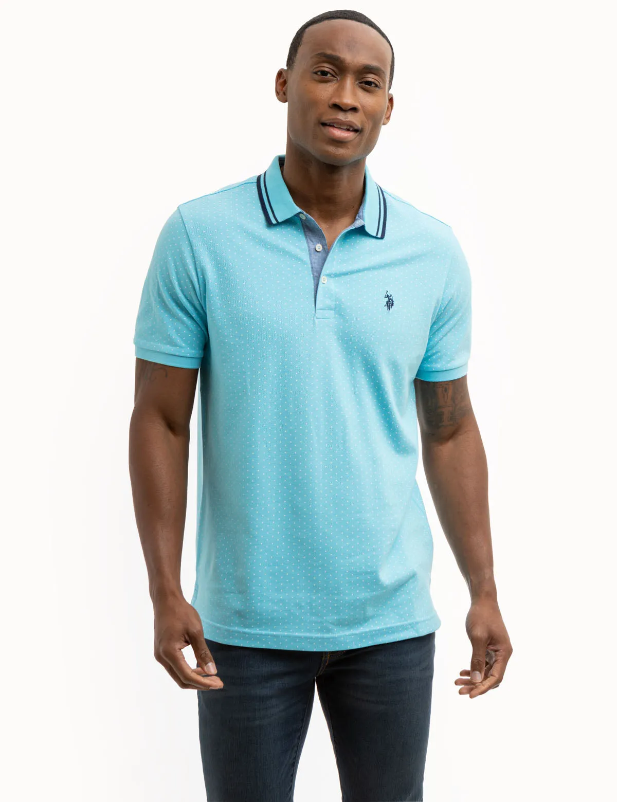 DOT PRINT POLO SHIRT sold by U.S. Polo Assn. product image thumbnail 5