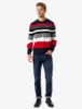 MULTICOLOR STRIPED CREW NECK SWEATER sold by U.S. Polo Assn.