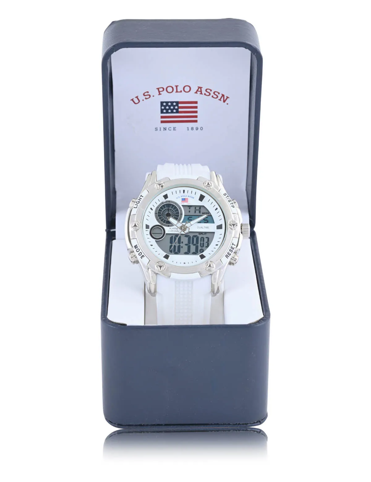MEN'S WHITE STRAP ANA DIGI SPORTS WATCH sold by U.S. Polo Assn. product image thumbnail 2