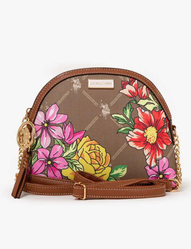 FLORAL SIGNATURE CROSSBODY BAG sold by U.S. Polo Assn.