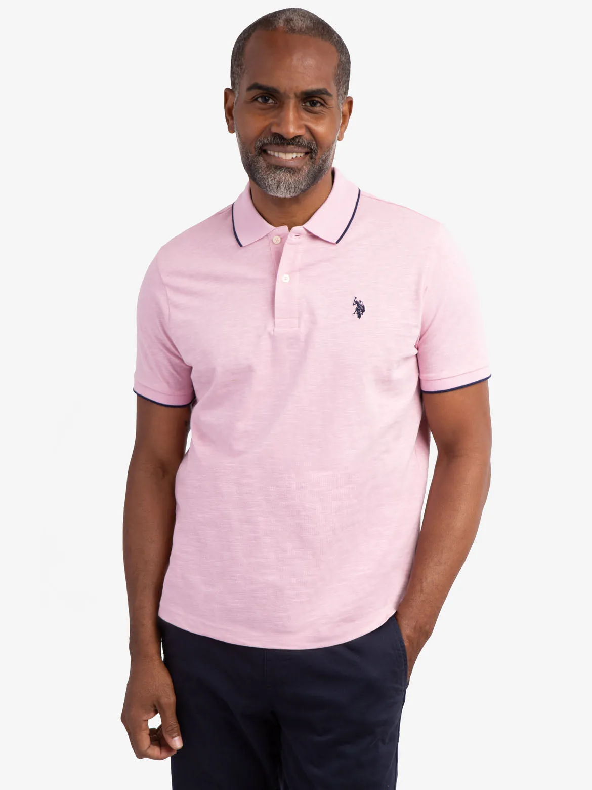 SLUB JERSEY POLO SHIRT sold by U.S. Polo Assn.