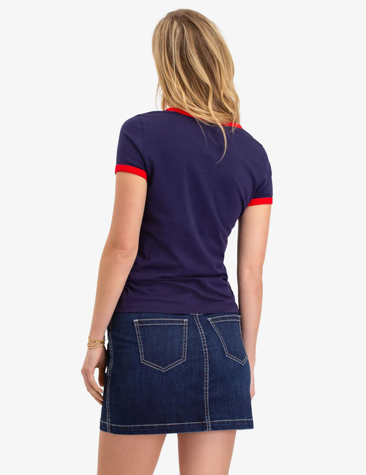 MULTI TONAL SMALL LOGO RINGER T-SHIRT sold by U.S. Polo Assn. product image thumbnail 5