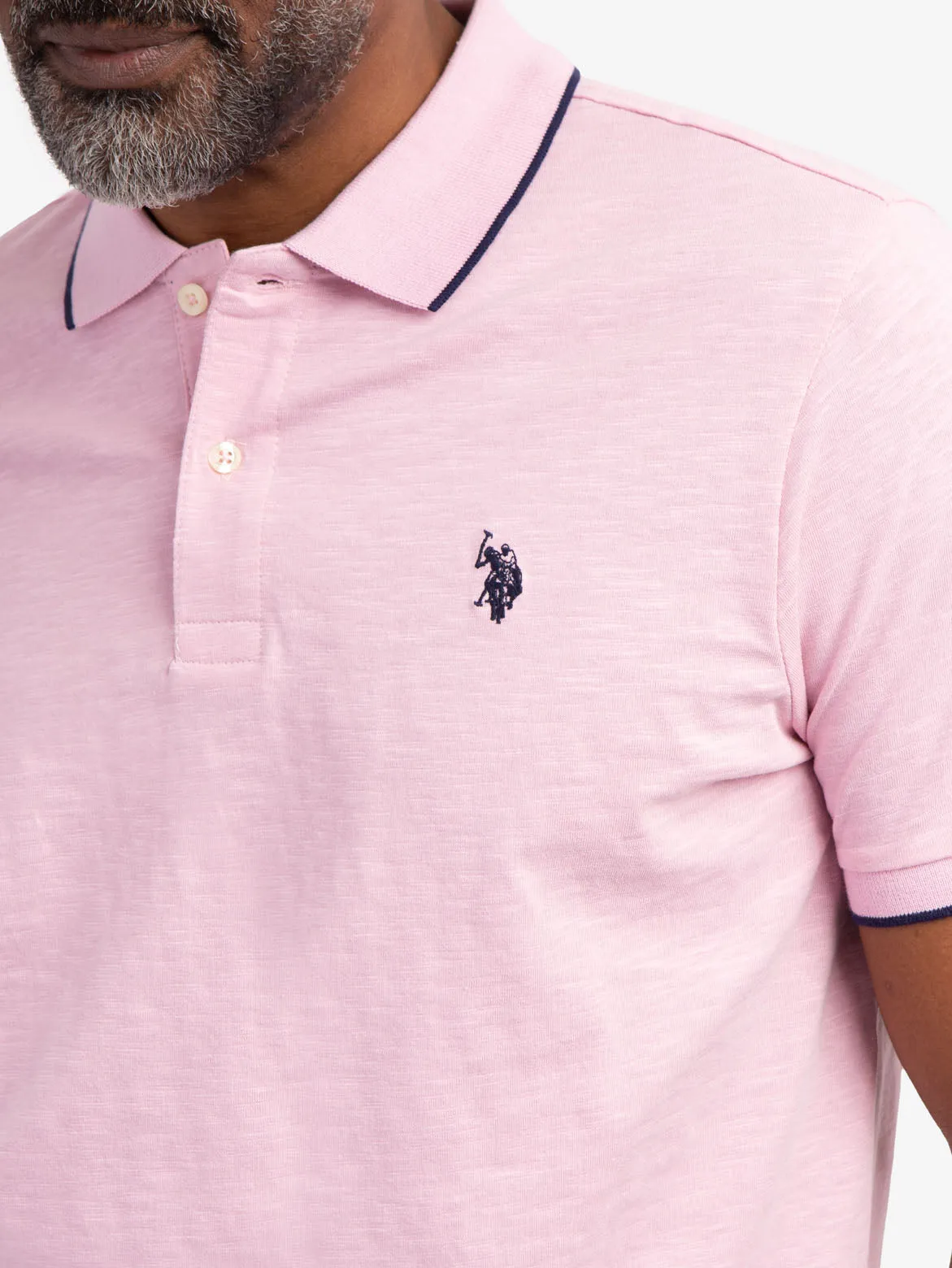 SLUB JERSEY POLO SHIRT sold by U.S. Polo Assn. product image thumbnail 5