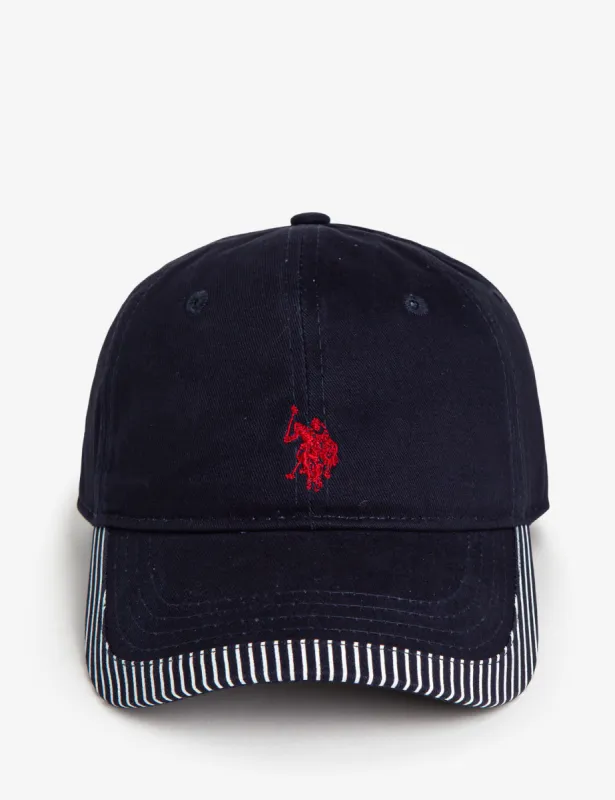 COTTON TWILL EMBROIDERED LOGO BASEBALL CAP sold by U.S. Polo Assn.