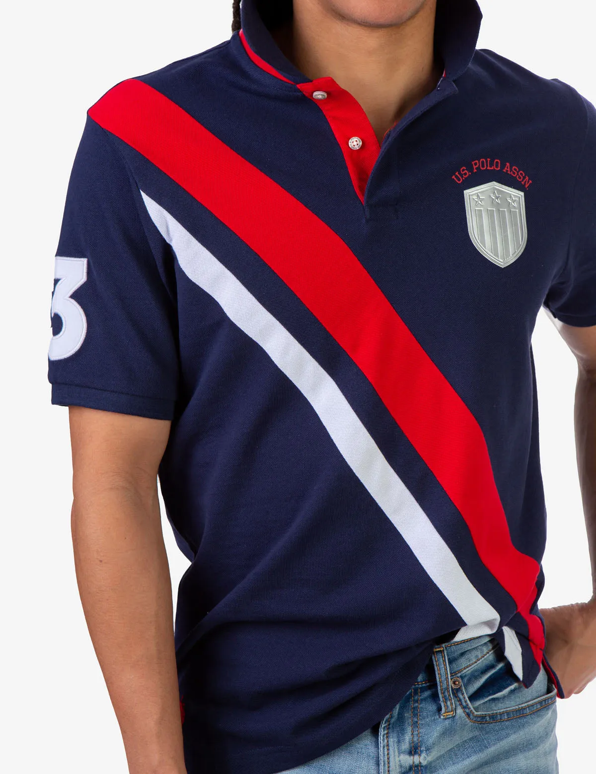 USPA SASH PIQUE POLO SHIRT sold by U.S. Polo Assn. product image thumbnail 5