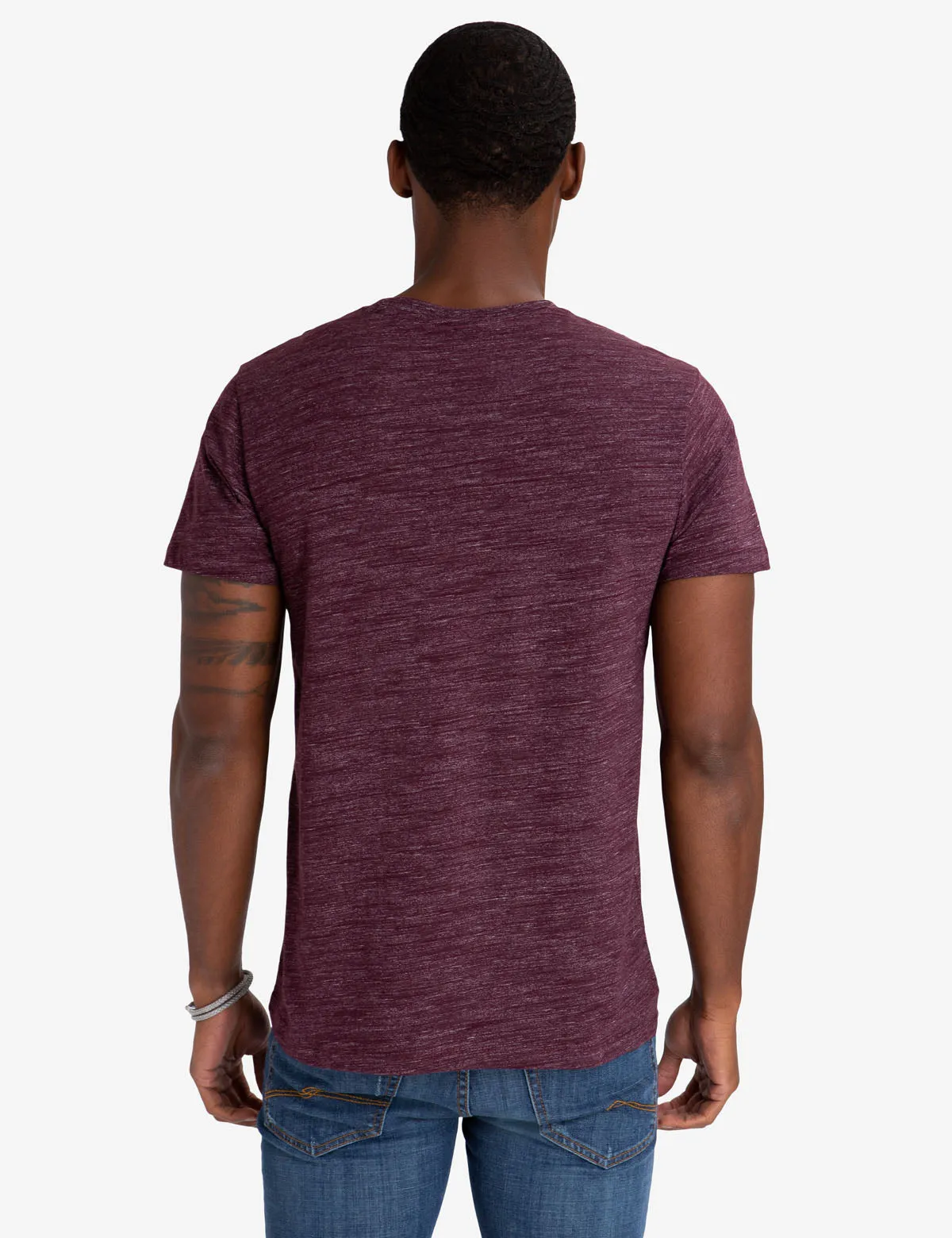 SPACE DYE CREW NECK T-SHIRT sold by U.S. Polo Assn. product image thumbnail 5