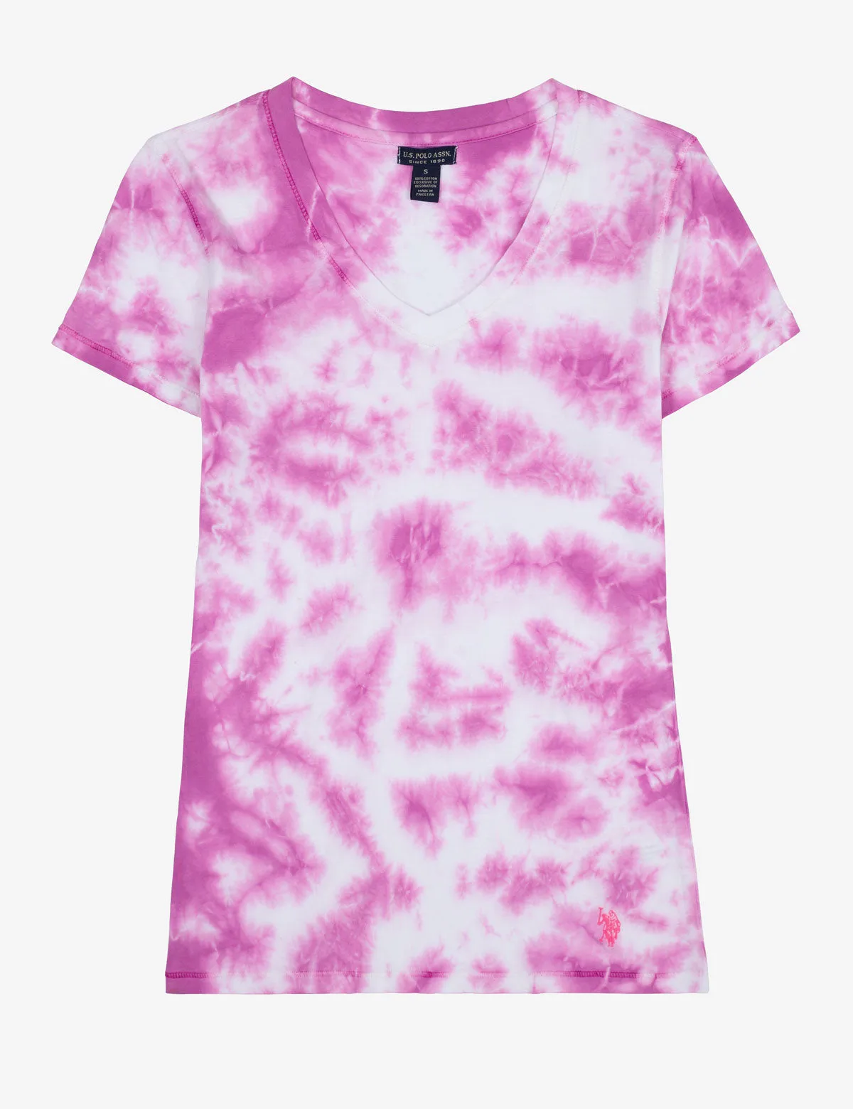TIE DYE V-NECK T-SHIRT sold by U.S. Polo Assn. product image thumbnail 3
