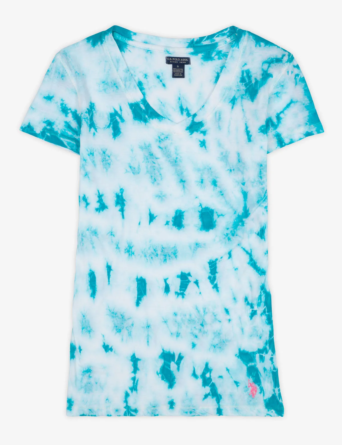 TIE DYE V-NECK T-SHIRT sold by U.S. Polo Assn. product image thumbnail 2