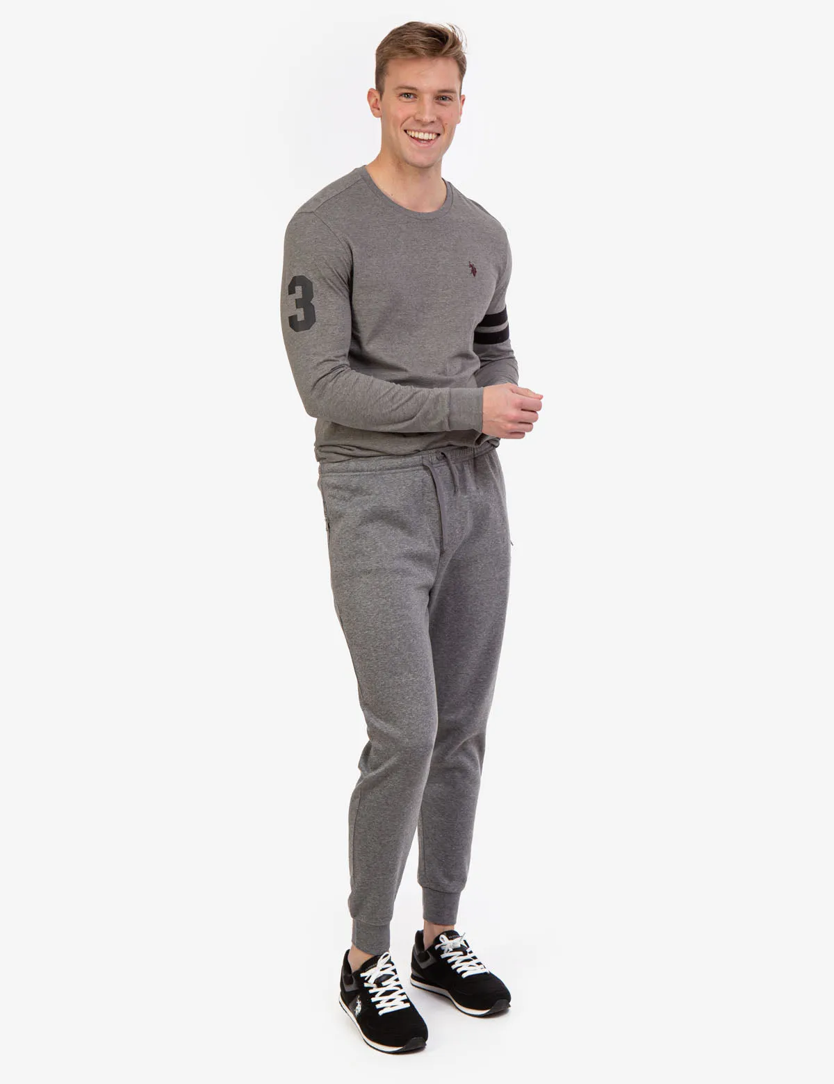 CREW NECK LONG SLEEVE LOGO T-SHIRT sold by U.S. Polo Assn. product image thumbnail 2