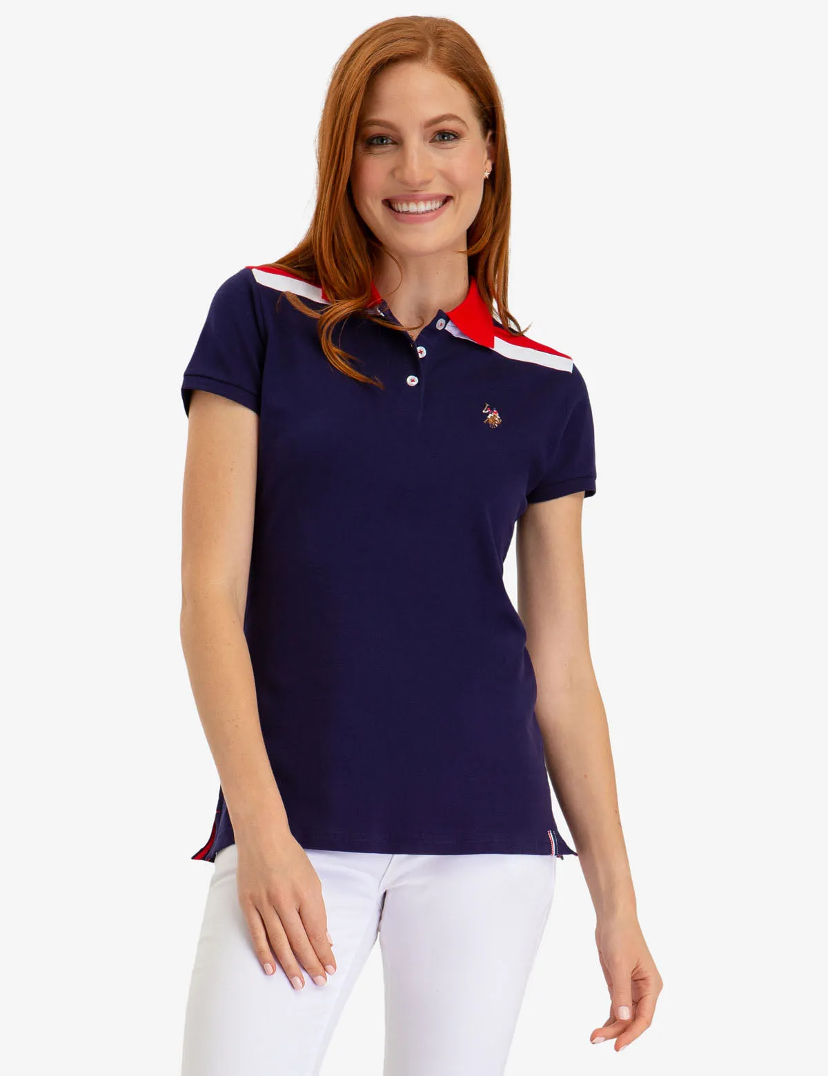 SHOULDER STRIPED POLO SHIRT sold by U.S. Polo Assn. product image thumbnail 4