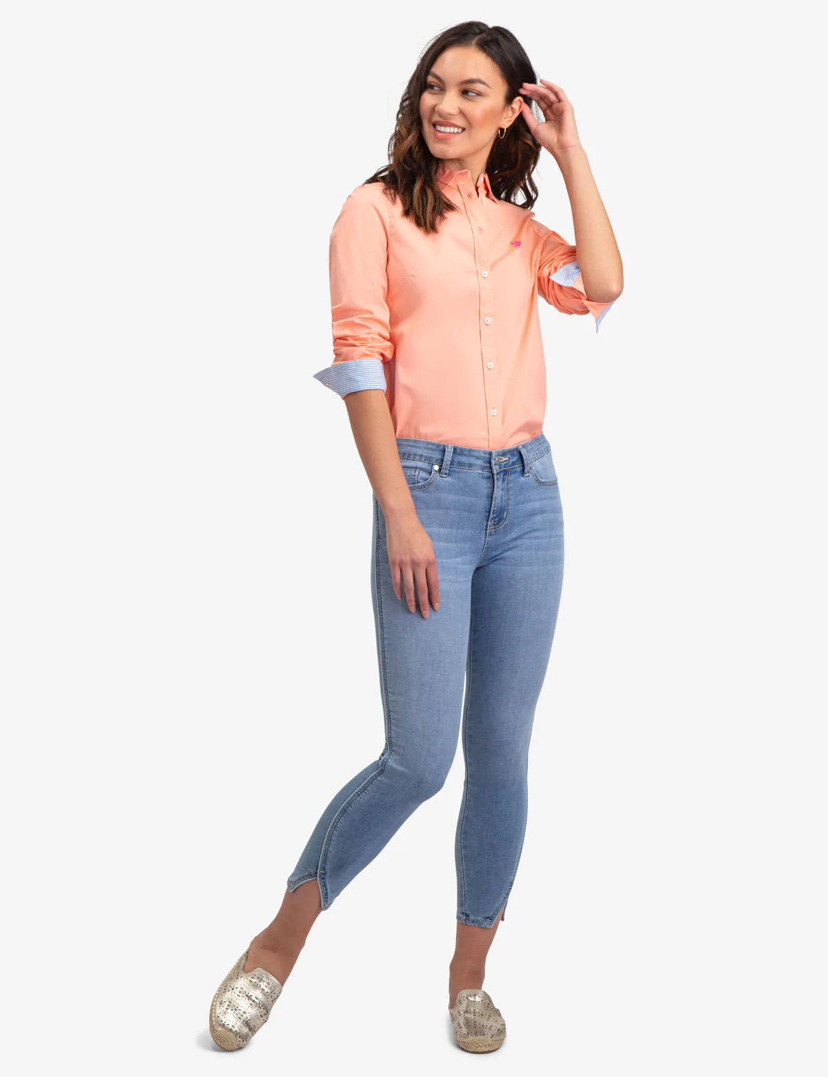 SOLID POPLIN LONG SLEEVE SHIRT sold by U.S. Polo Assn.