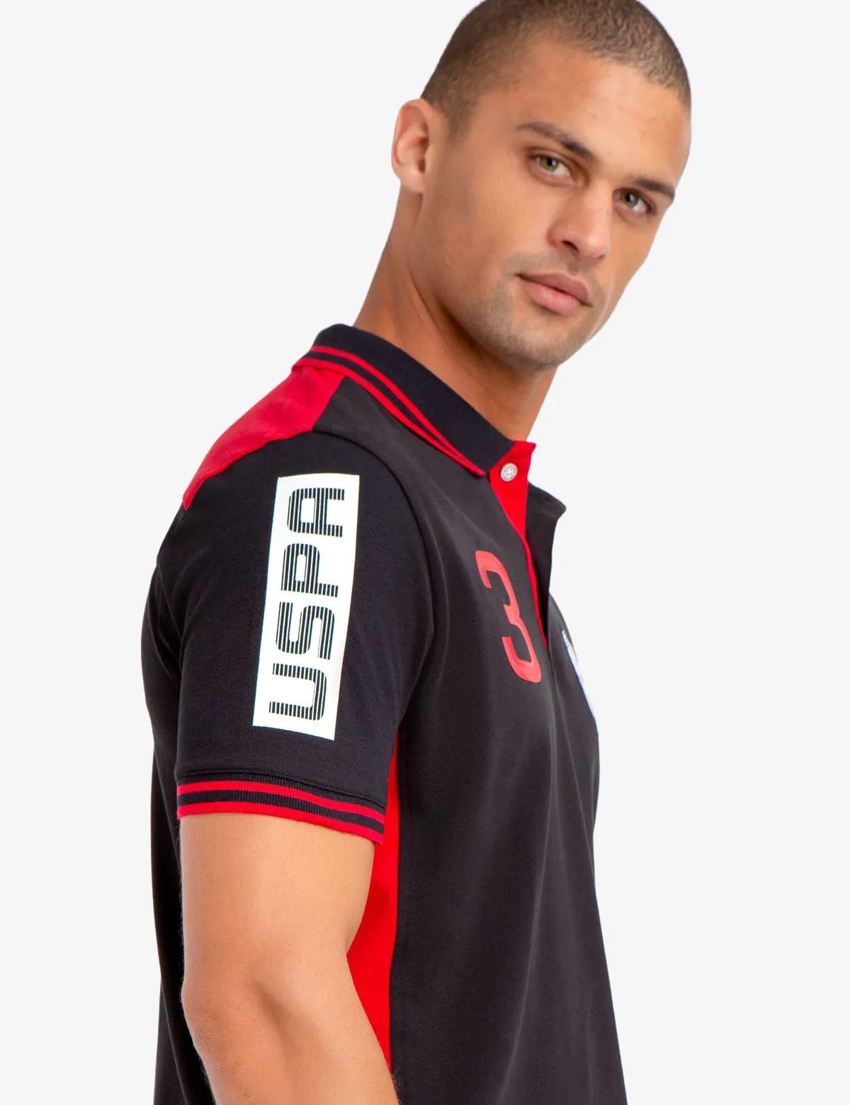 COLORBLOCK PATCH POLO SHIRT sold by U.S. Polo Assn. product image thumbnail 4