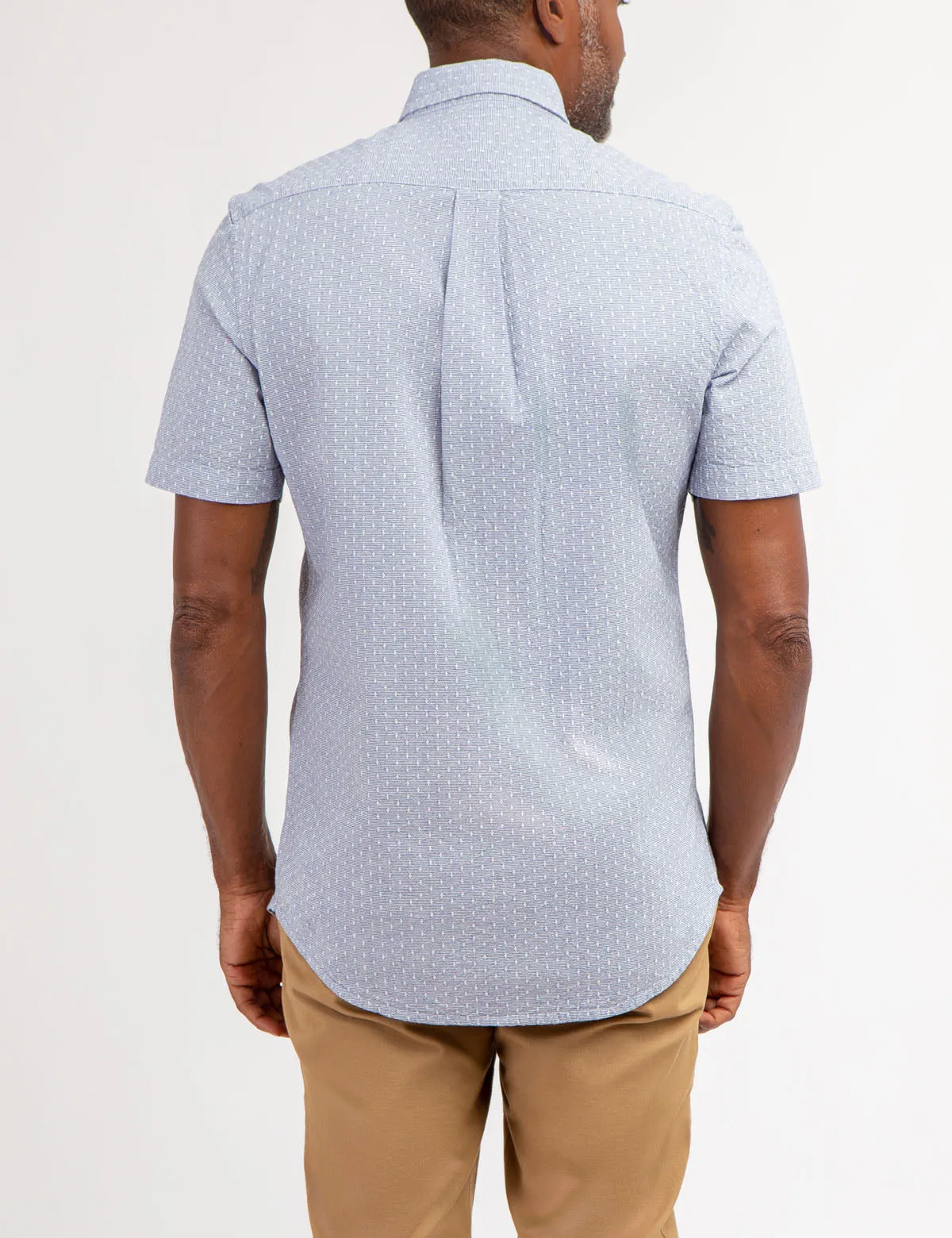 YARN DYE DOBBY PATTERN SHORT SLEEVE SHIRT sold by U.S. Polo Assn. product image thumbnail 4