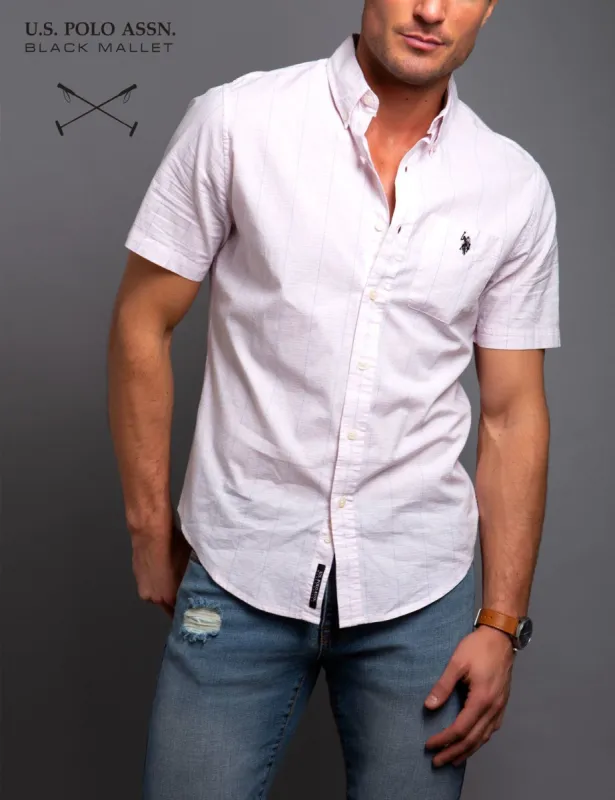 STRETCH SLIM FIT POPLIN SHIRT sold by U.S. Polo Assn.