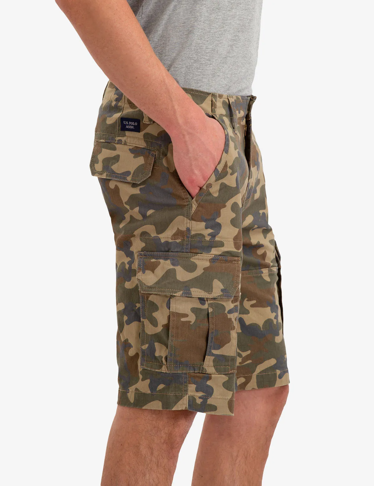 CARGO STRETCH TWILL SHORT sold by U.S. Polo Assn. product image thumbnail 3