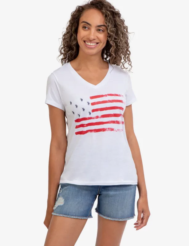 USPA LOGO FLAG T-SHIRT sold by U.S. Polo Assn.