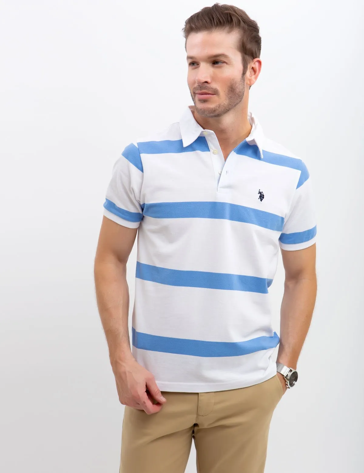 STRIPED POLO SHIRT sold by U.S. Polo Assn.