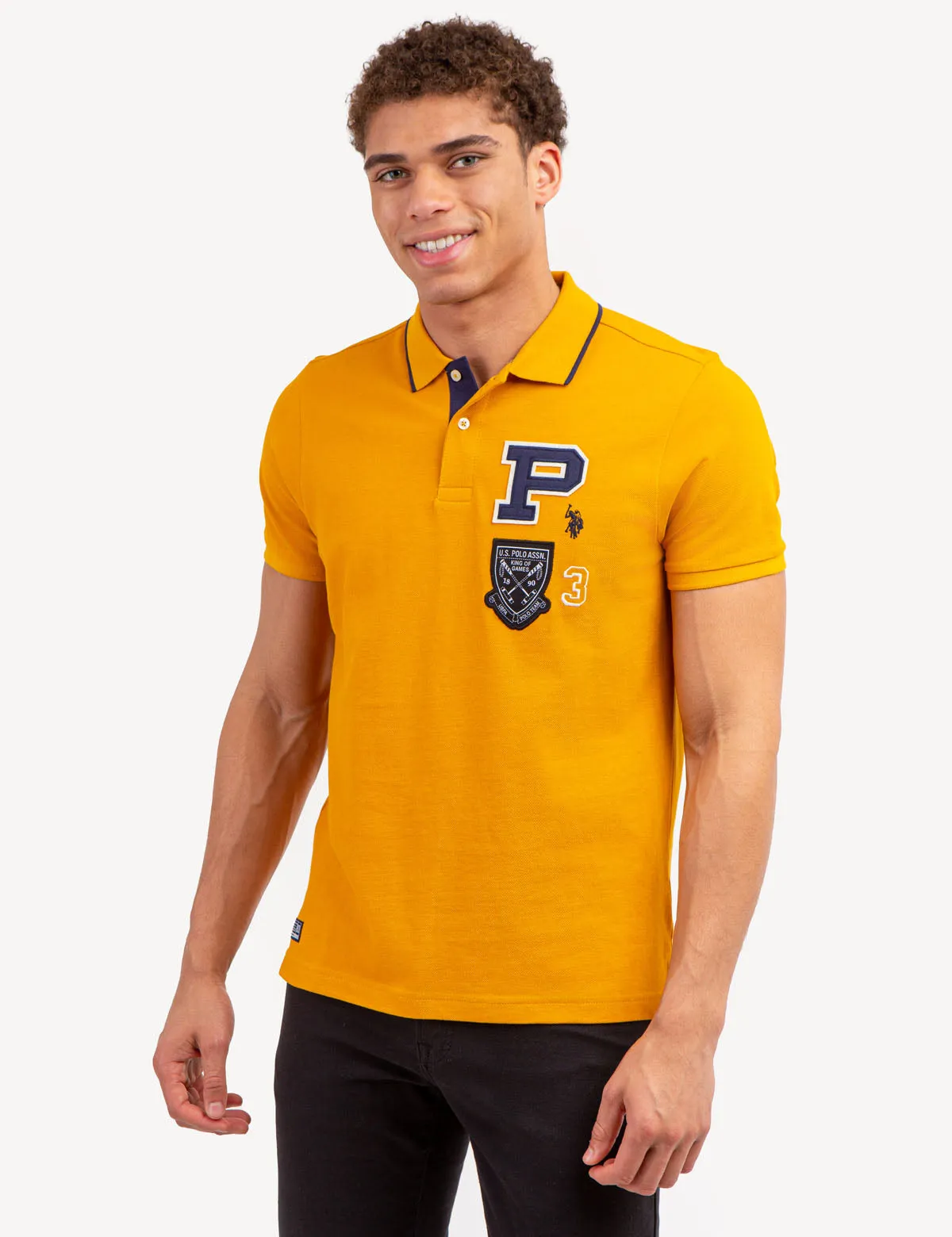MULTI PATCH PIQUE POLO SHIRT sold by U.S. Polo Assn. product image thumbnail 5