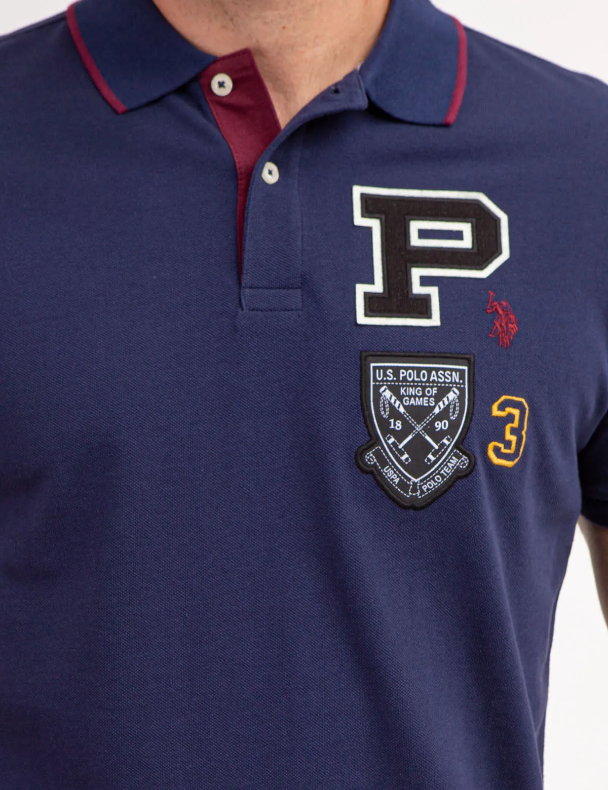 MULTI PATCH PIQUE POLO SHIRT sold by U.S. Polo Assn. product image thumbnail 2